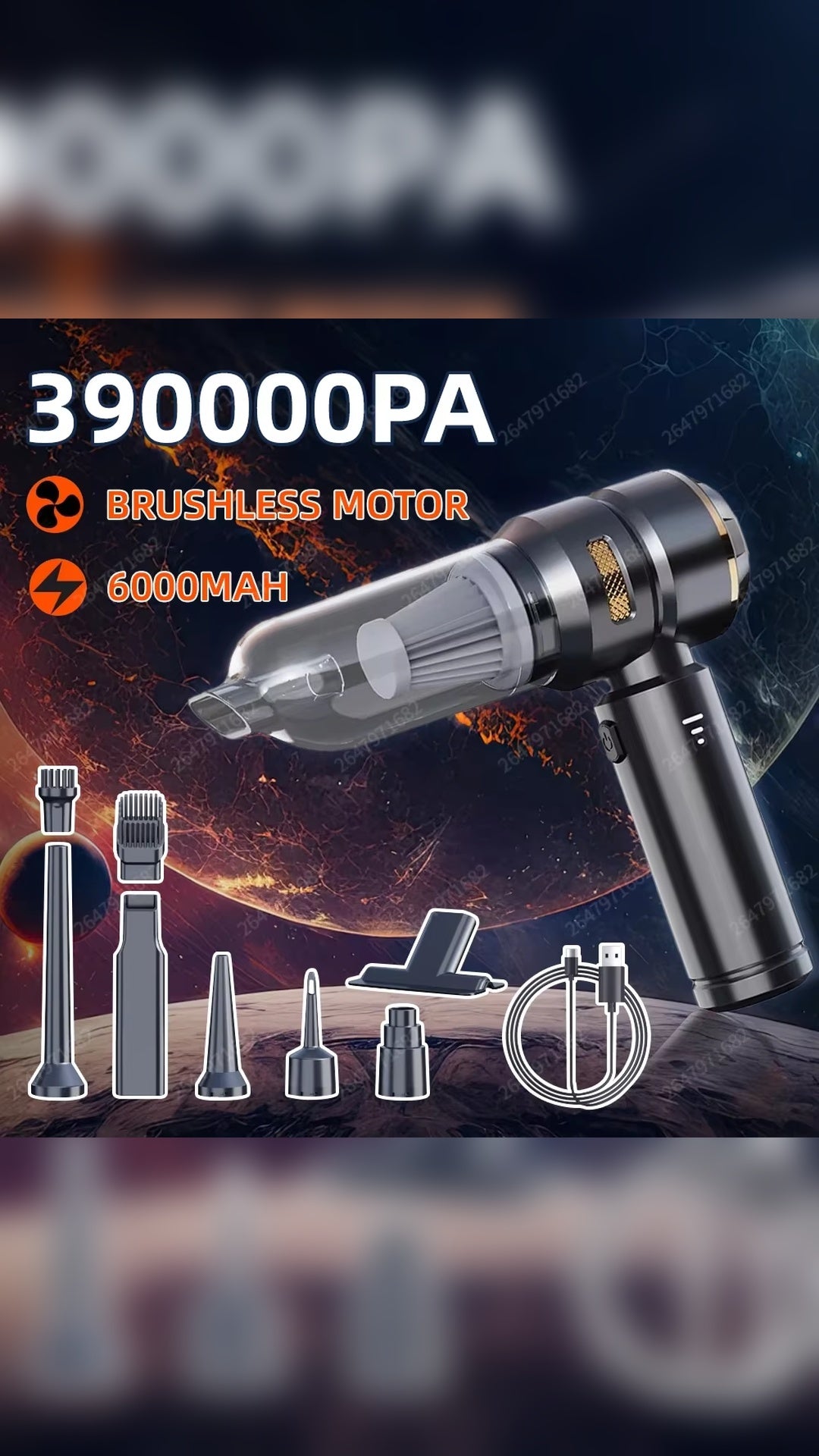 Stark Happy™ Pro Wireless Car Vacuum