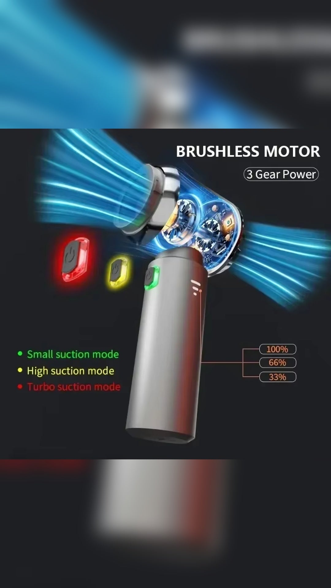 Stark Happy™ Pro Wireless Car Vacuum